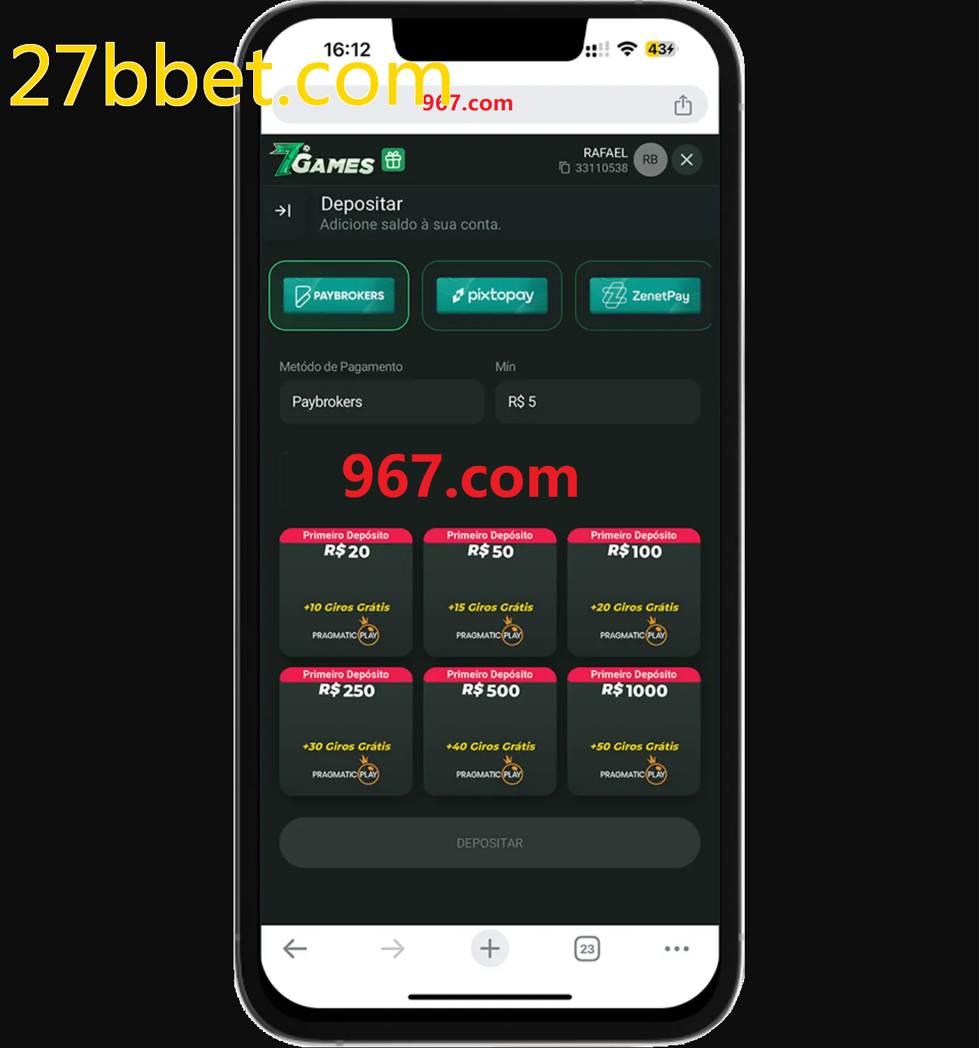 Baixe o aplicativo 27bbet.com para jogar a qualquer momento