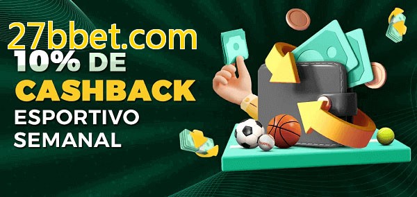 10% de bônus de cashback na 27bbet.com